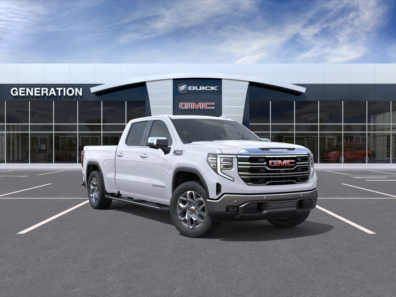 New 2026 Summit White GMC SLT image 2