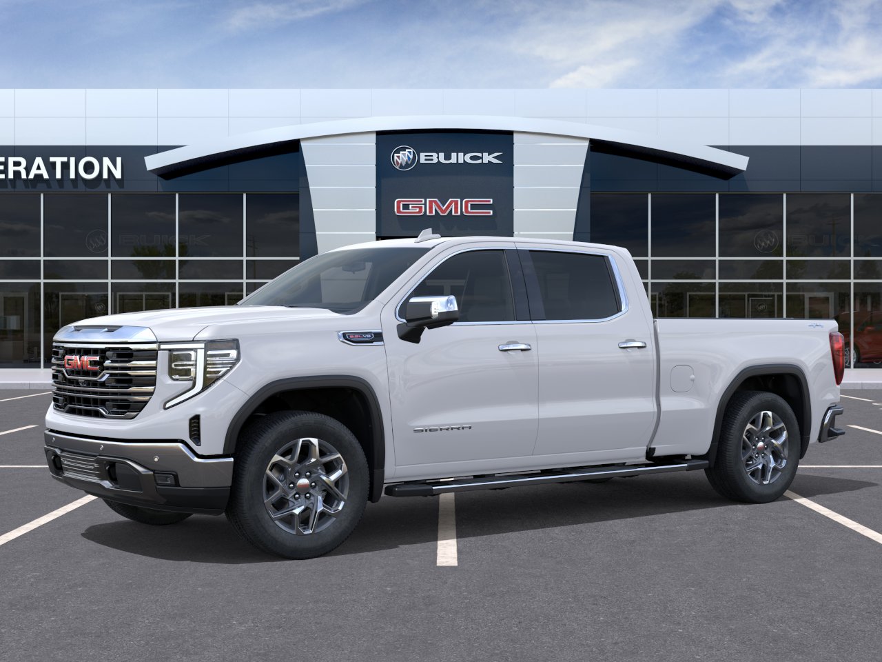 New 2026 Summit White GMC SLT image 3