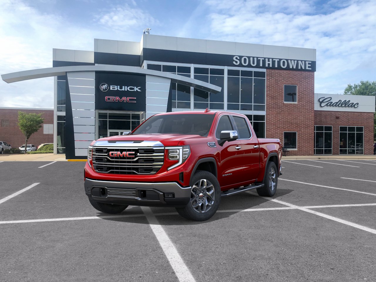 New 2026 VOLCANIC RED TINTCOAT GMC SLT image 32