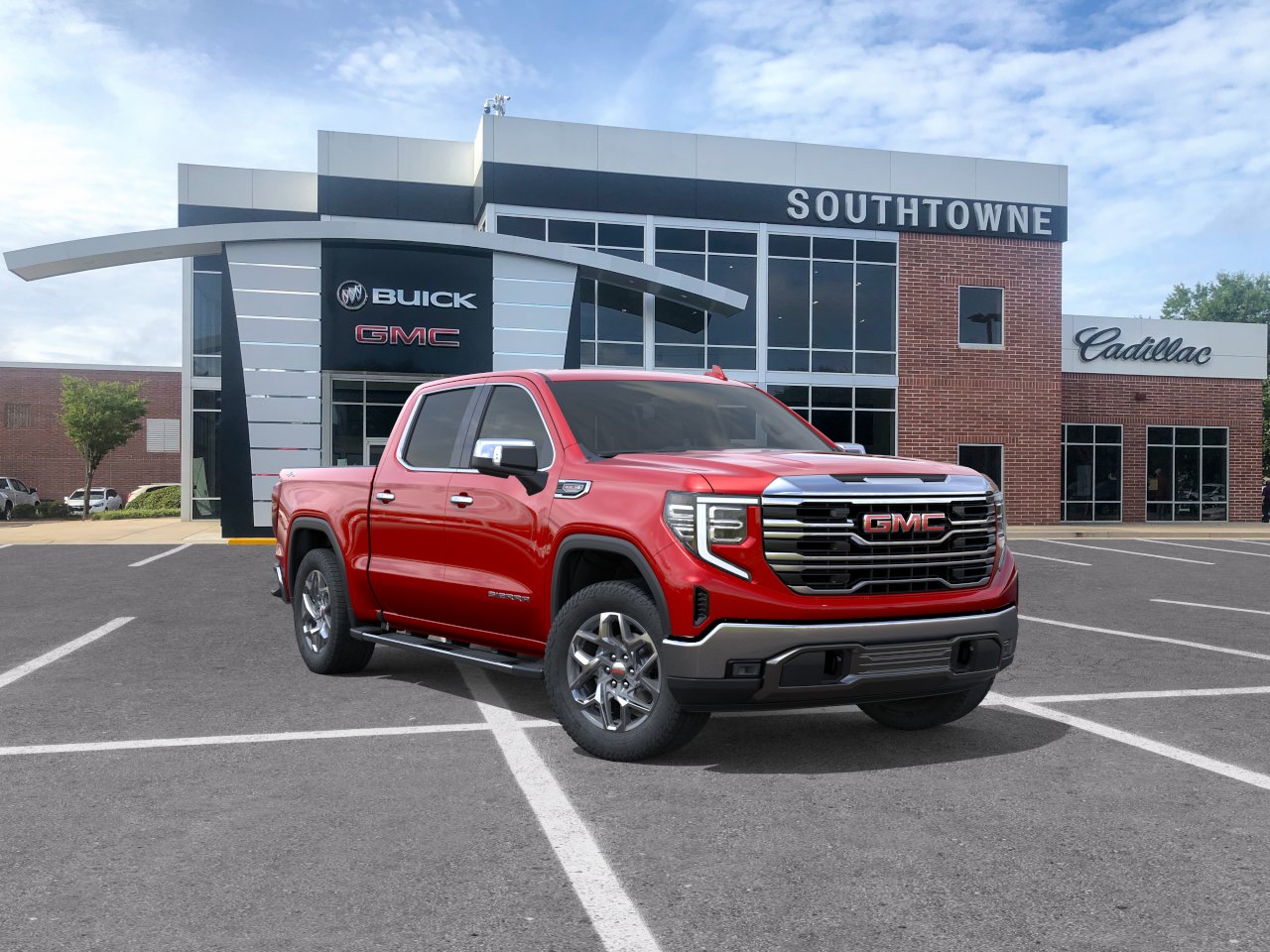 New 2026 VOLCANIC RED TINTCOAT GMC SLT image 25