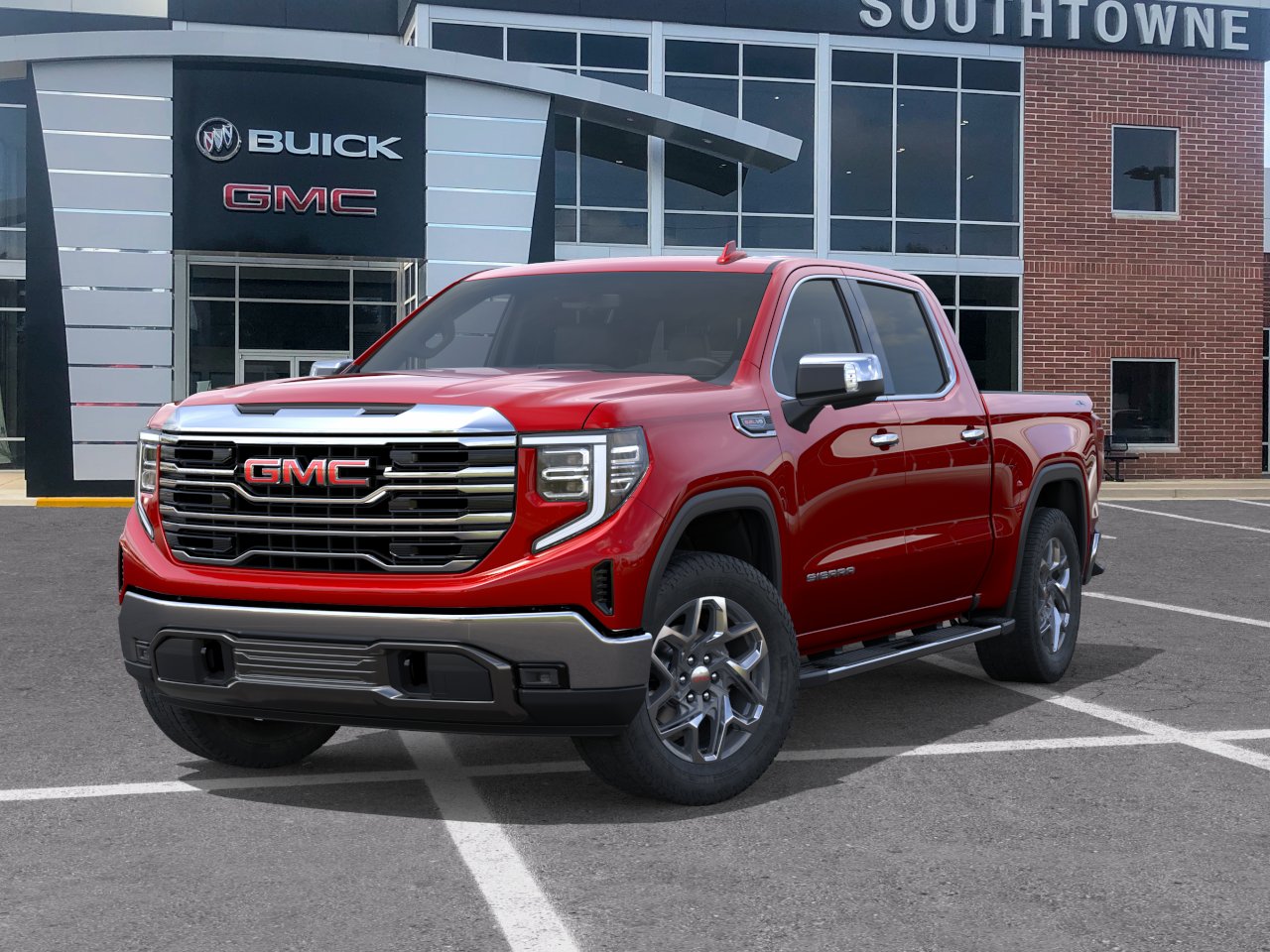 New 2026 VOLCANIC RED TINTCOAT GMC SLT image 30