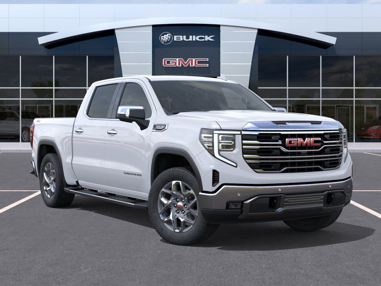 New 2026 Summit White GMC SLT image 7