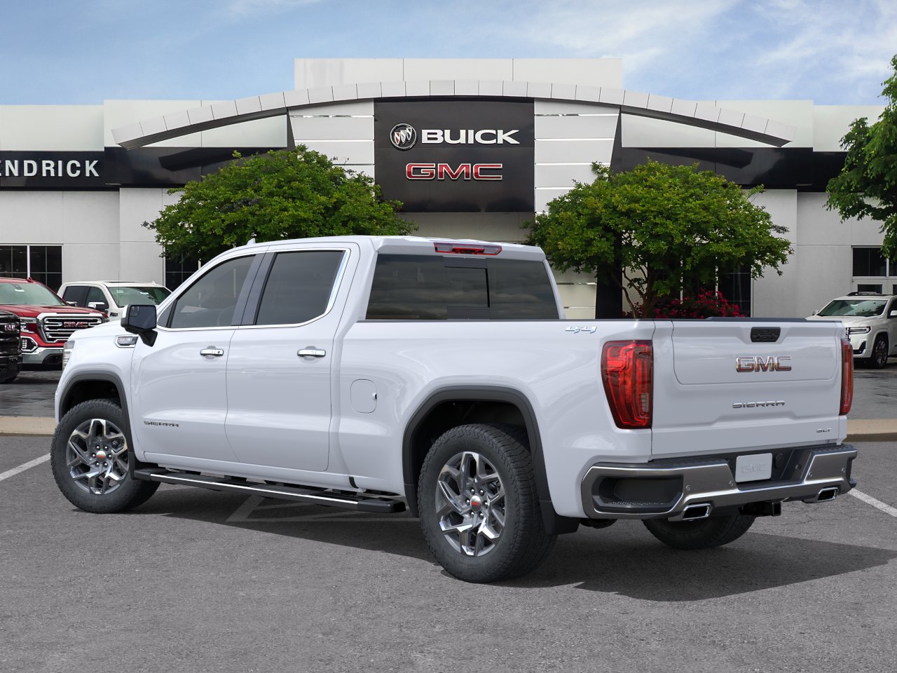 New 2026 Glacier White Tricoat GMC SLT image 28