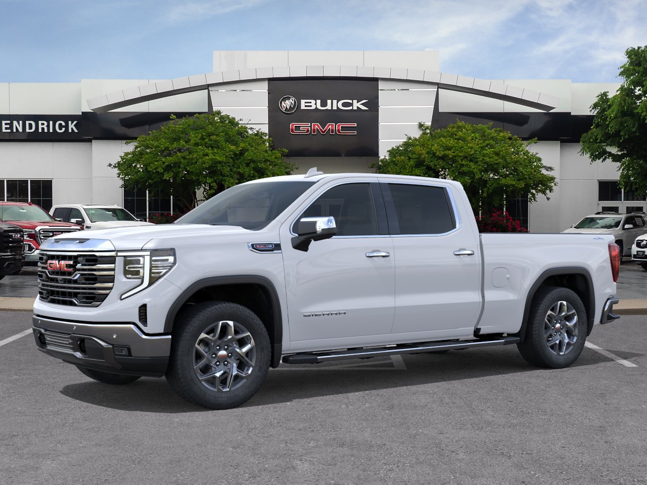 New 2026 Glacier White Tricoat GMC SLT image 28