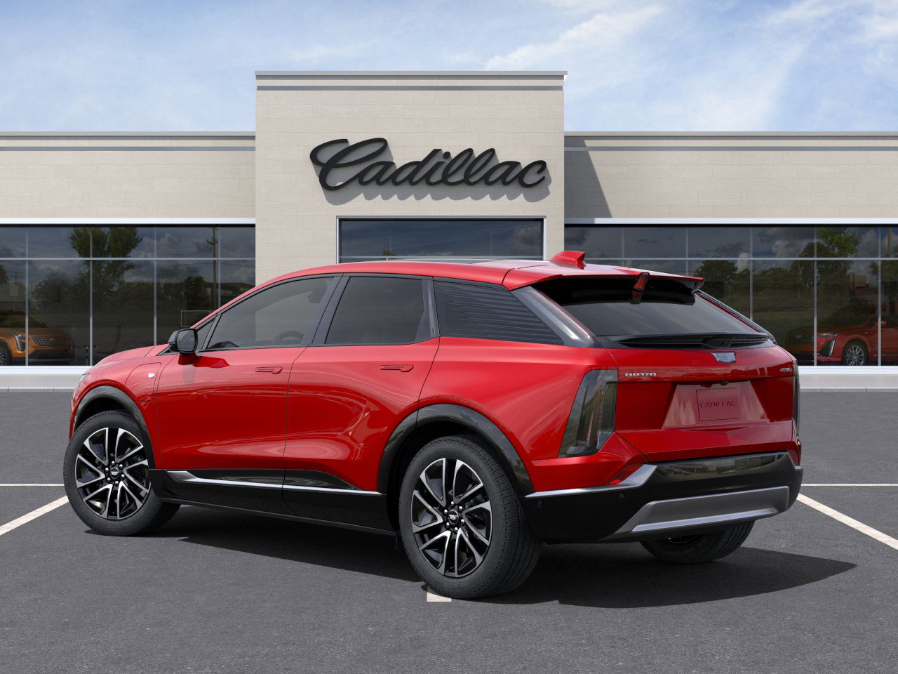New 2025 Radiant Red Tricoat Cadillac Sport 1 image 3