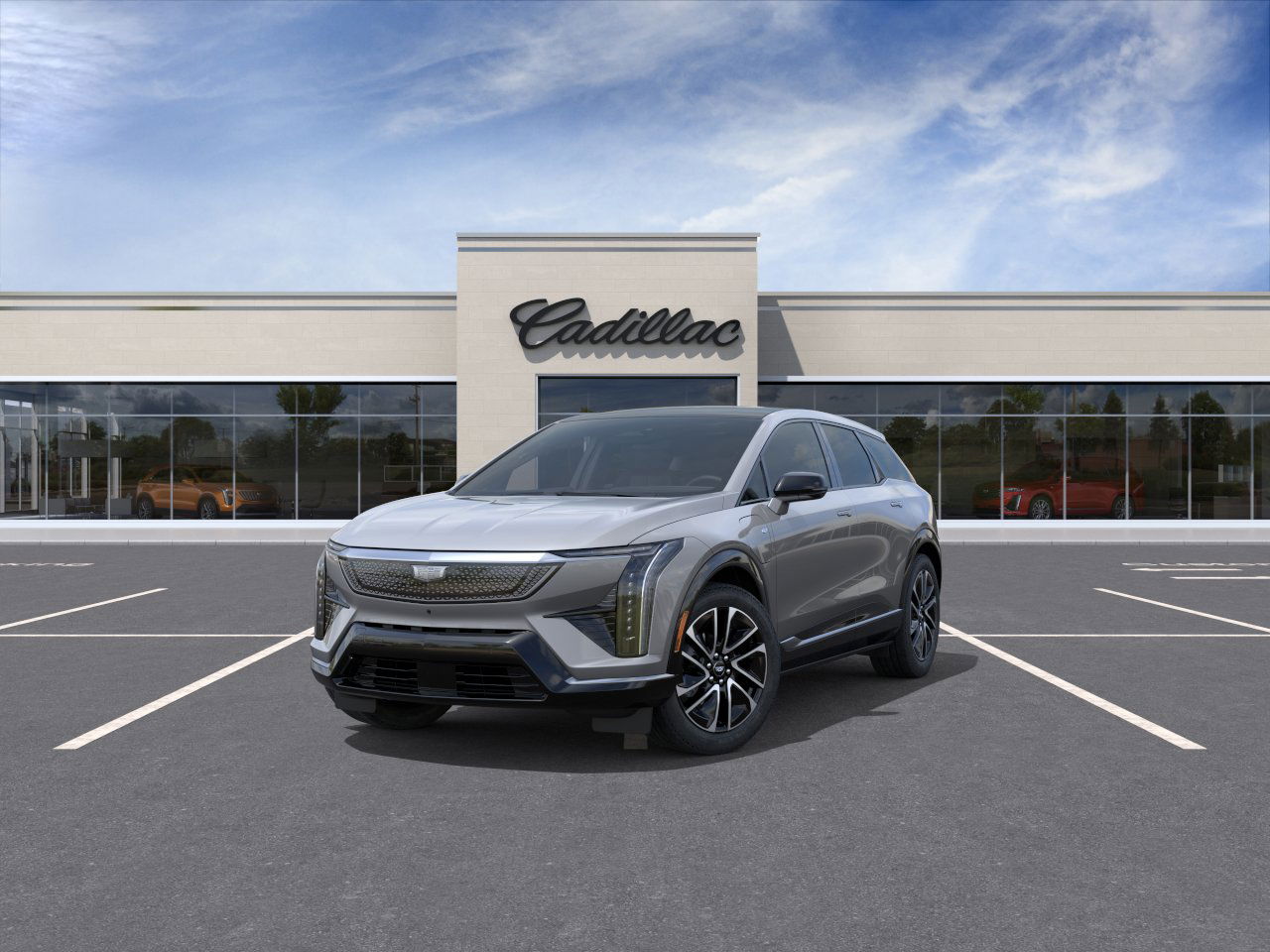 New 2025 Argent Silver Metallic Cadillac Sport 1 image 8