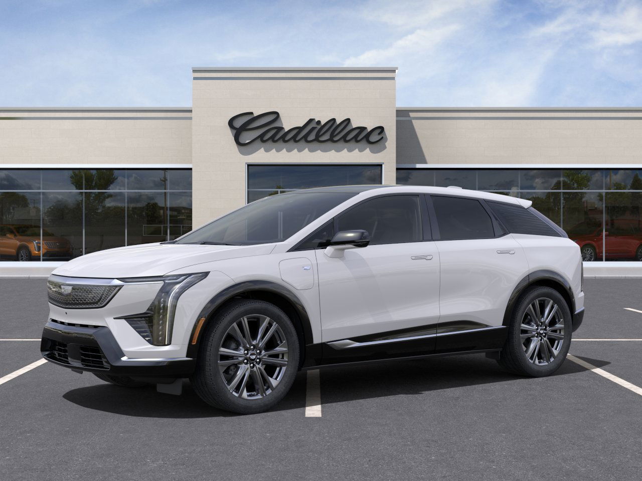 New 2025 Crystal White Tricoat Cadillac Sport 2 image 2