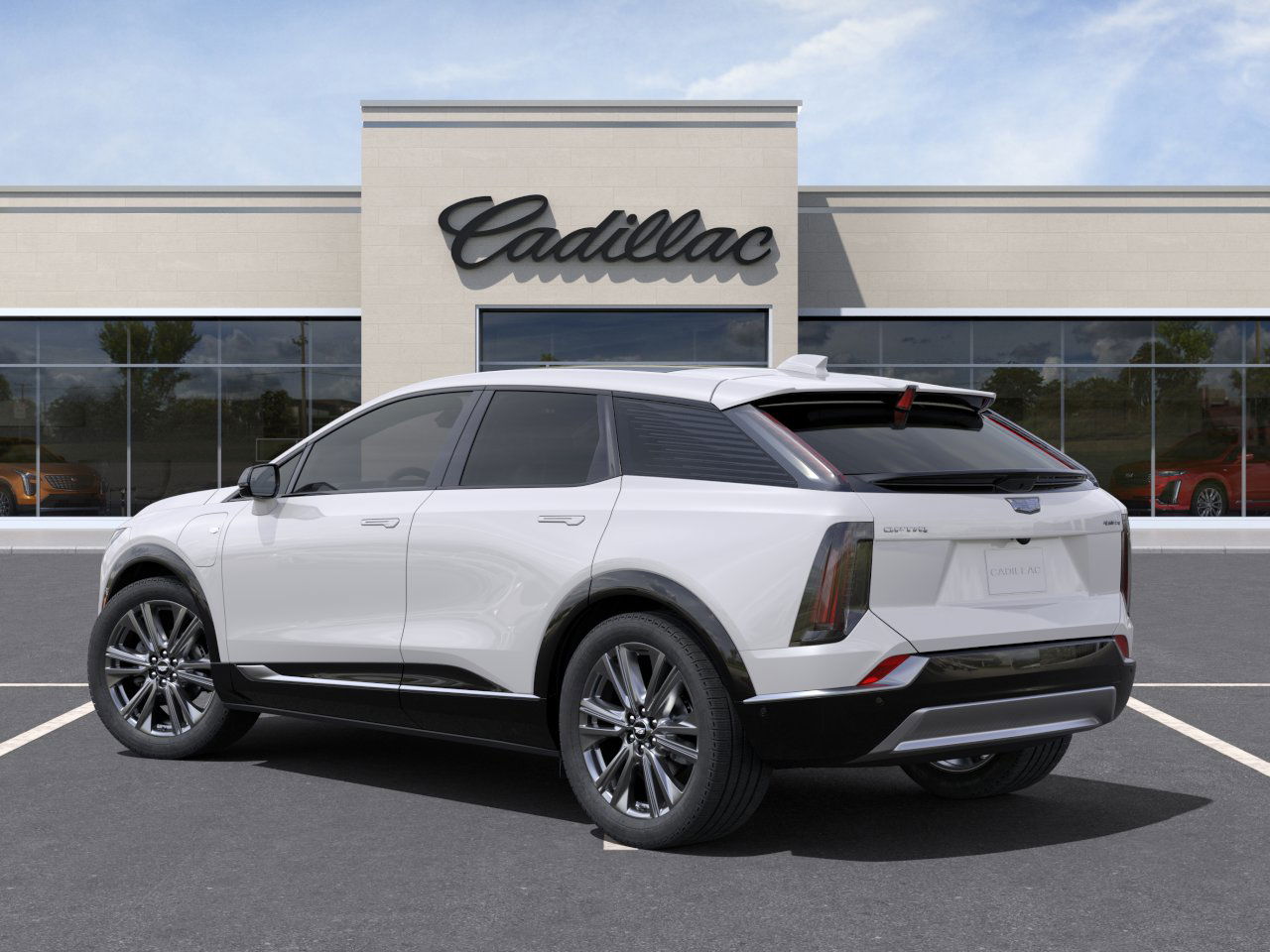 New 2025 Crystal White Tricoat Cadillac Sport 2 image 3