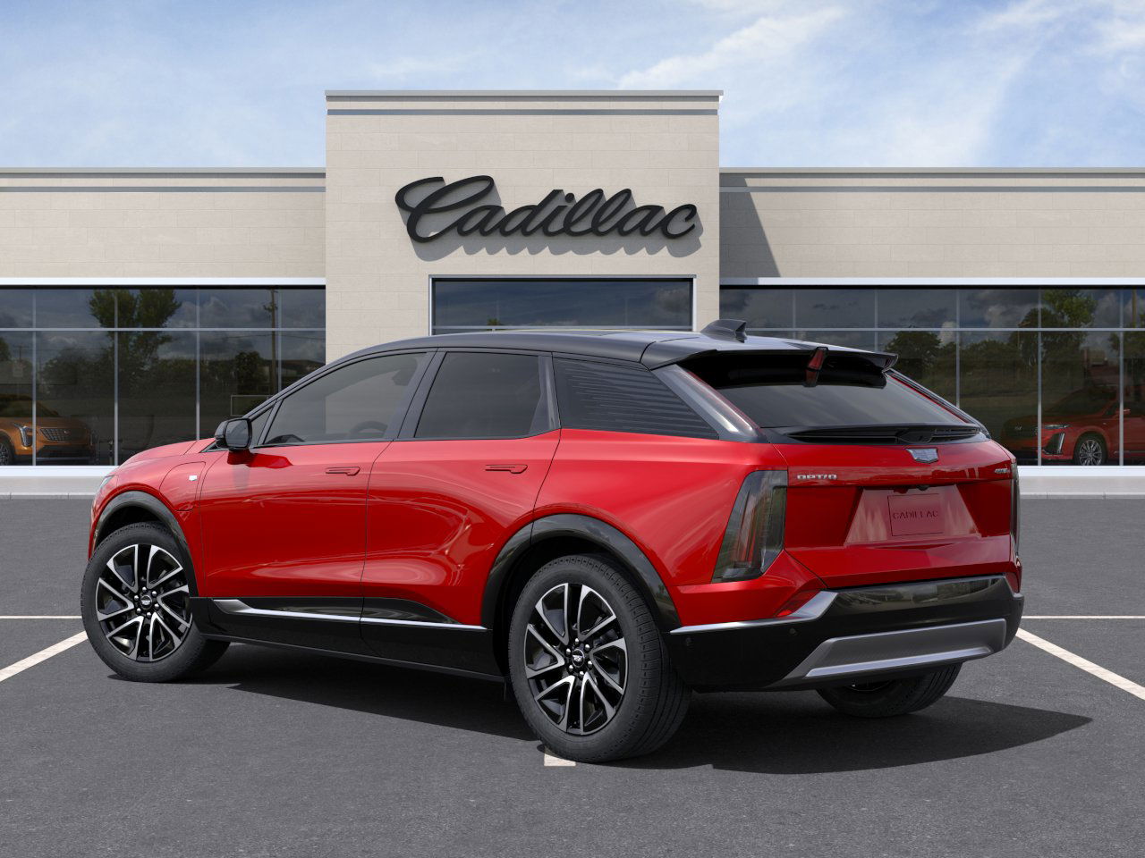 New 2025 Radiant Red Tricoat Cadillac Sport 2 image 3