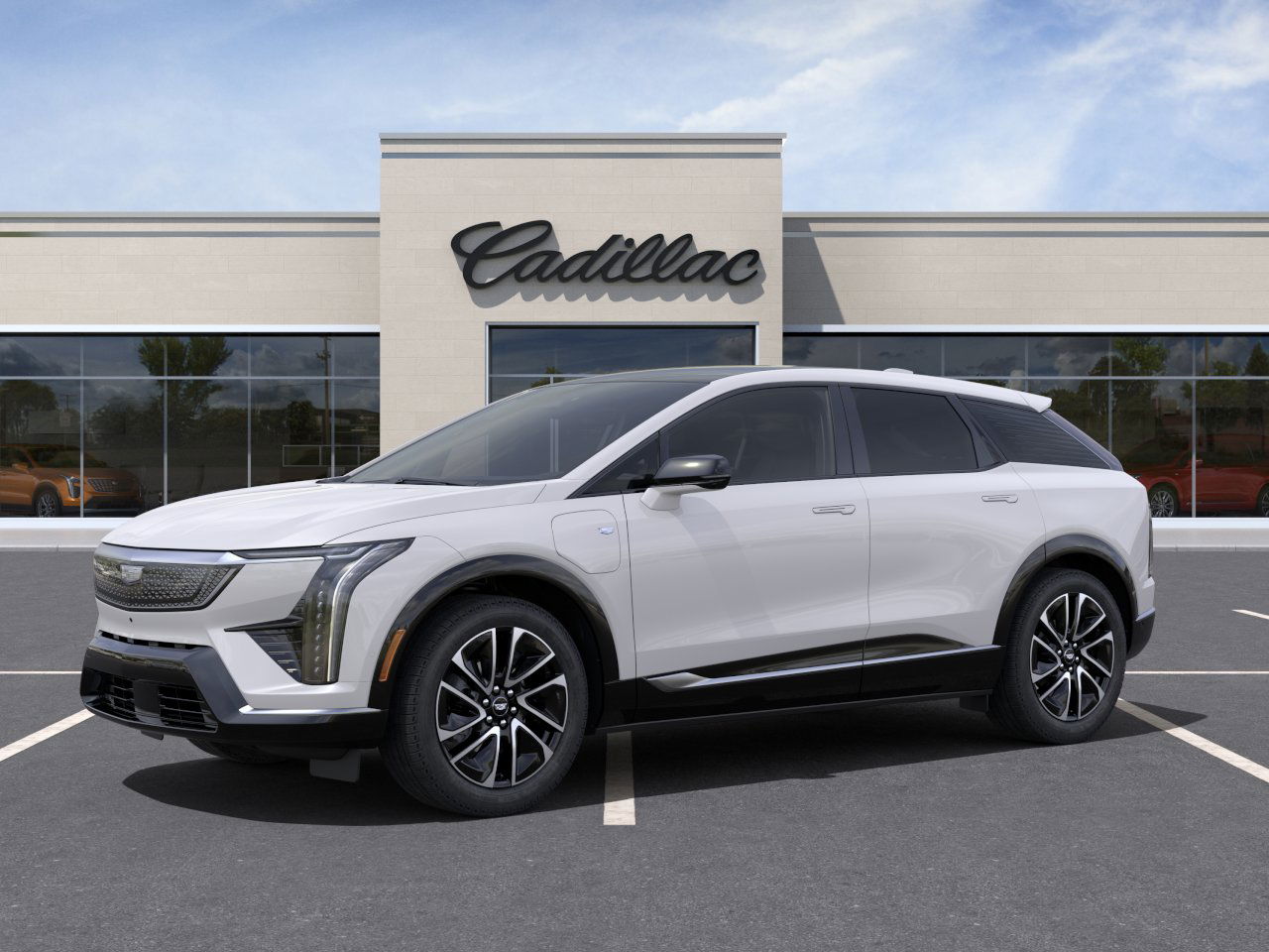 New 2025 Crystal White Tricoat Cadillac Sport 2 image 2