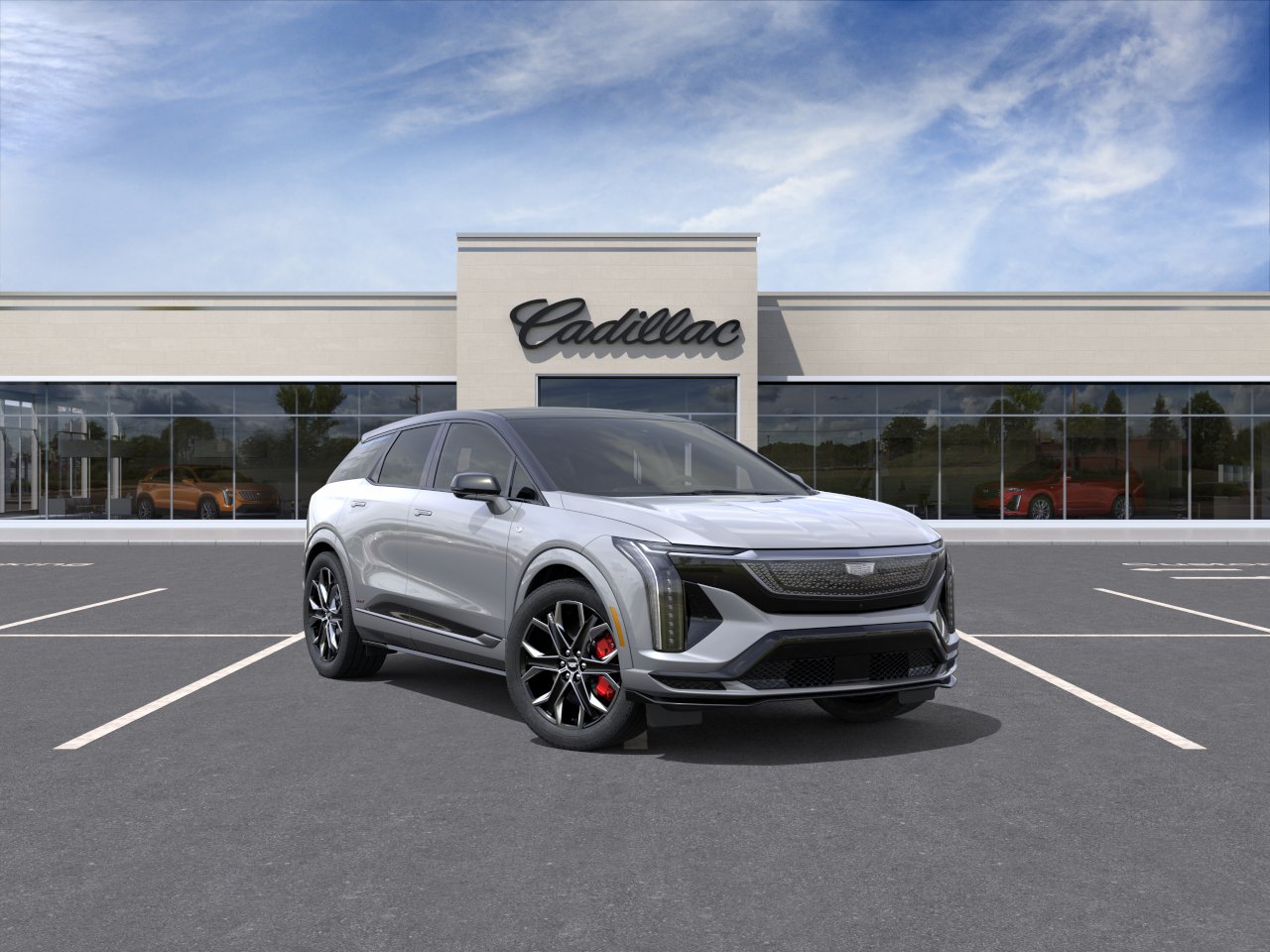 Argent Silver Metallic 2026 Cadillac OPTIQ-V AWD SUV / Crossover All-Wheel Drive