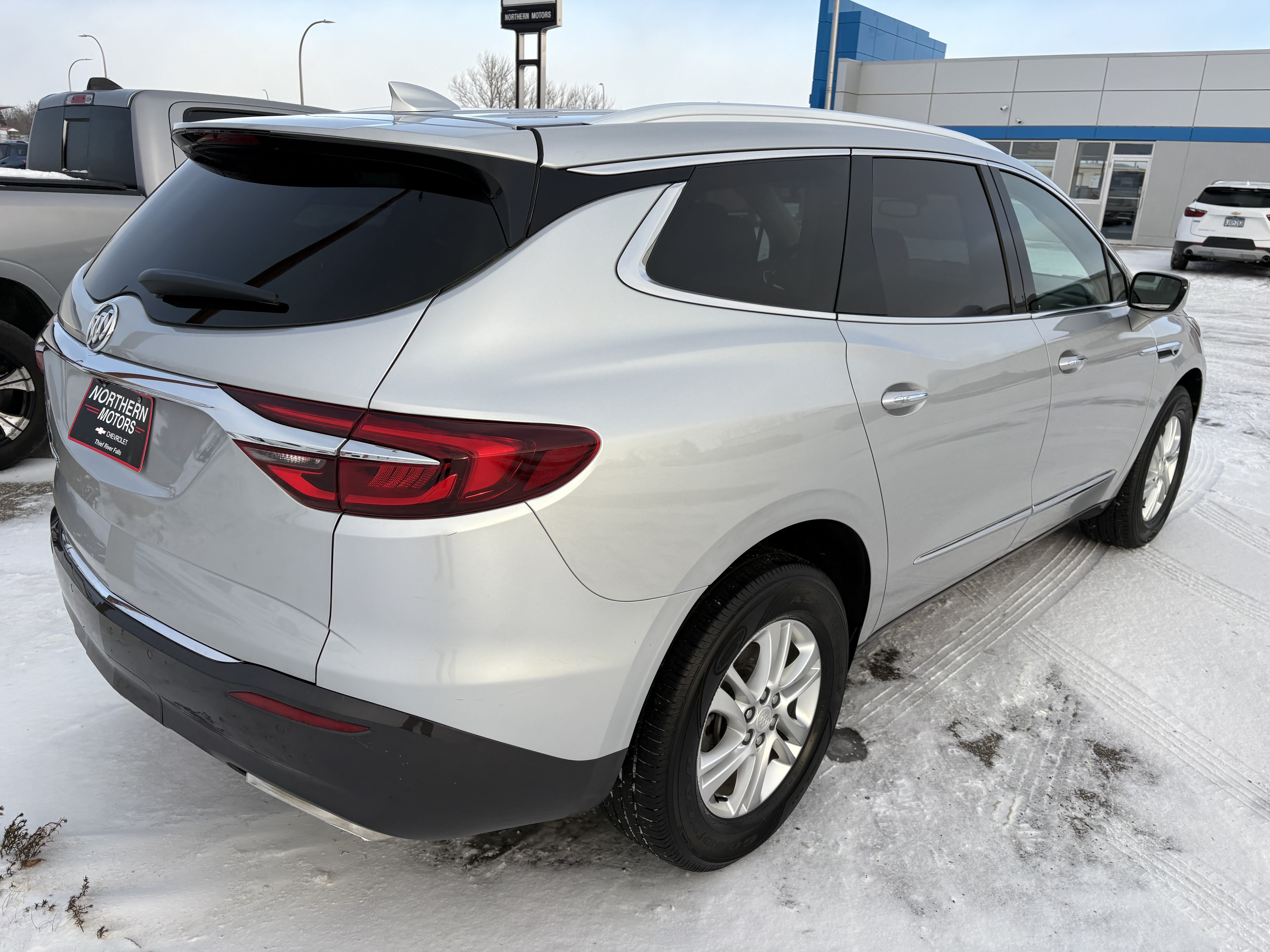 Used 2021 Buick Enclave Essence with VIN 5GAEVAKW0MJ269700 for sale in Thief River Falls, MN