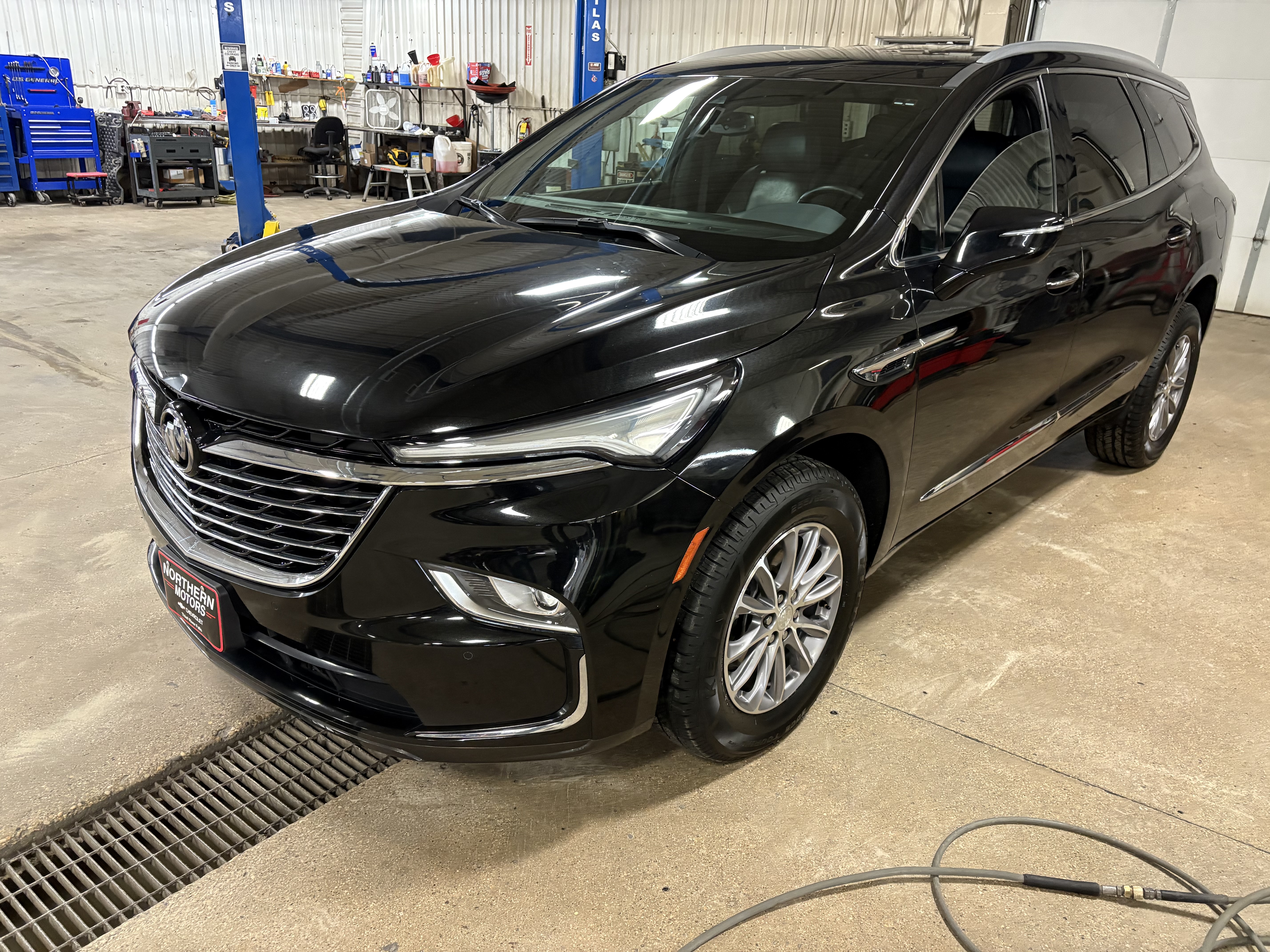 Used 2022 Buick Enclave Essence with VIN 5GAEVAKW8NJ141044 for sale in Thief River Falls, Minnesota