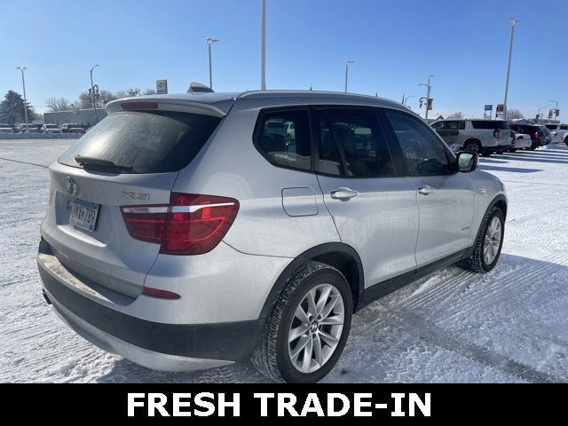 Used 2013 BMW X3 xDrive28i with VIN 5UXWX9C54D0A23841 for sale in Fairmont, Minnesota