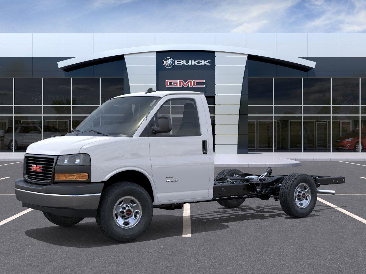New 2025 Summit White GMC 1WT image 2