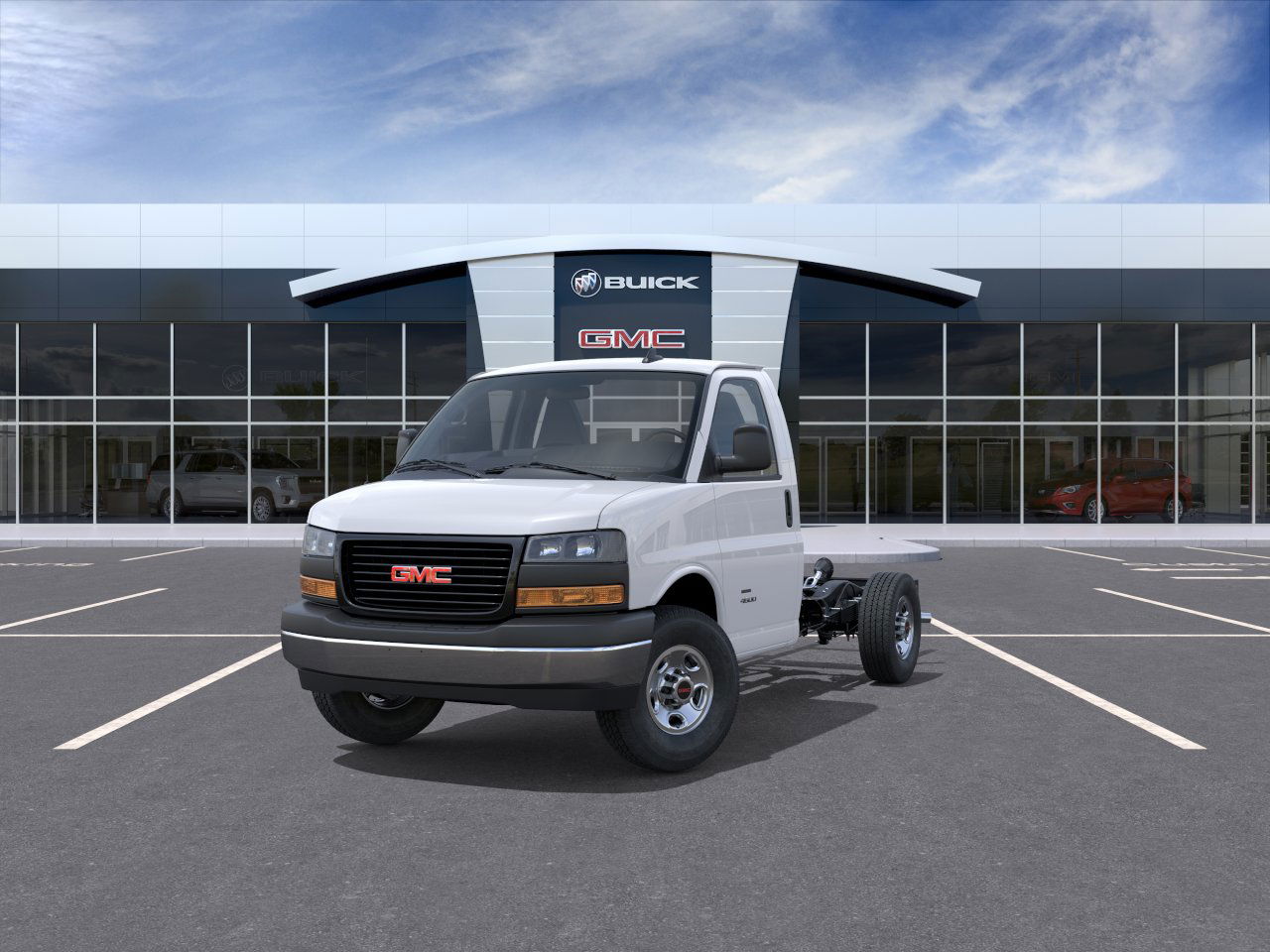 New 2025 Summit White GMC 1WT image 8