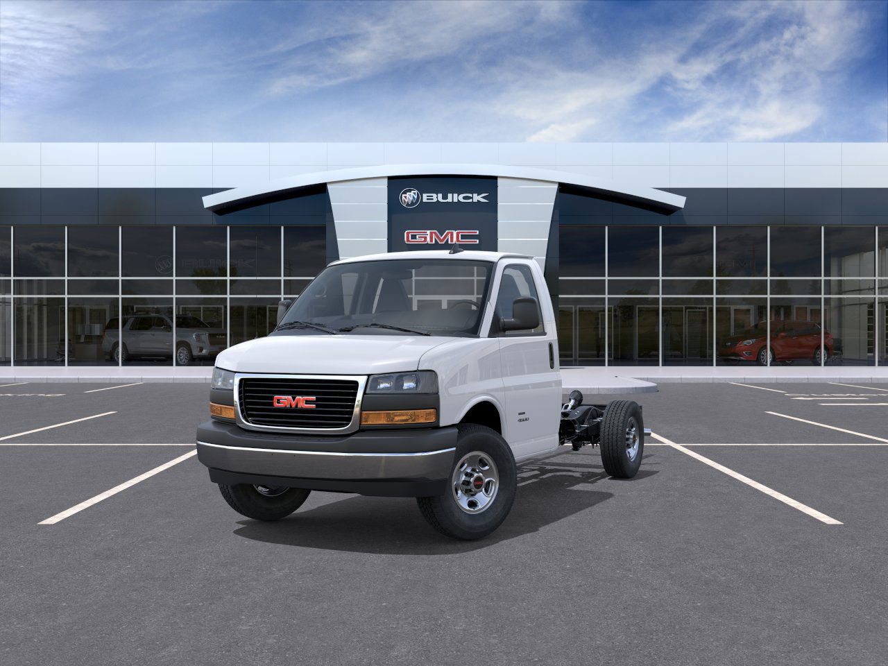 New 2025 Summit White GMC 1WT image 32