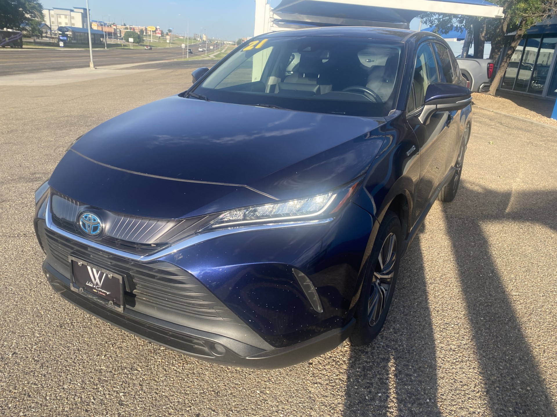 Used 2021 Blue Toyota LE image 3