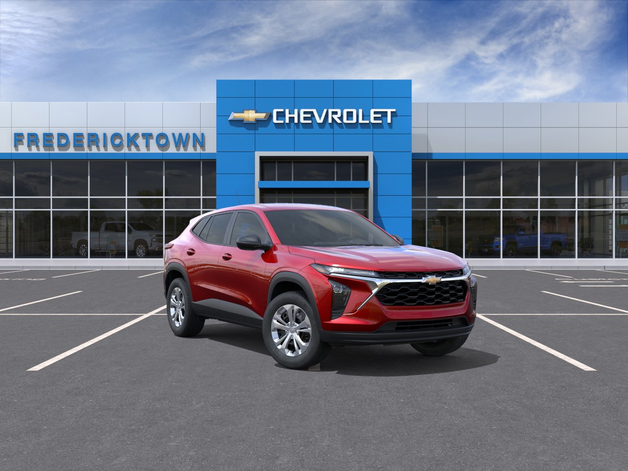 New 2026 Apex Red Chevrolet LS image 3