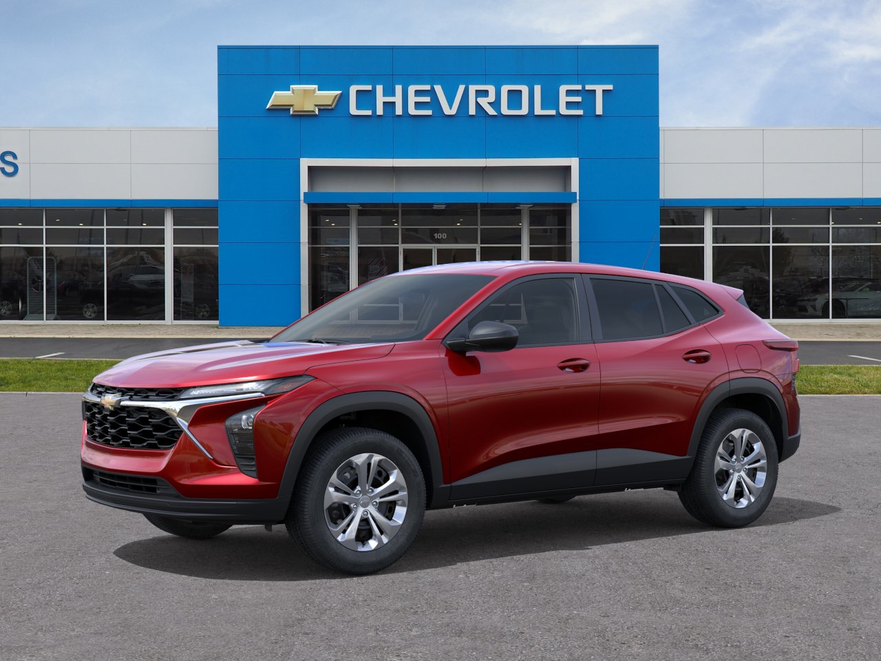 New 2026 Apex Red Chevrolet LS image 2