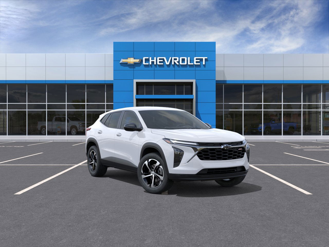 Summit White 2025 Chevrolet Trax RS with 1RS FWD SUV / Crossover Front-Wheel Drive