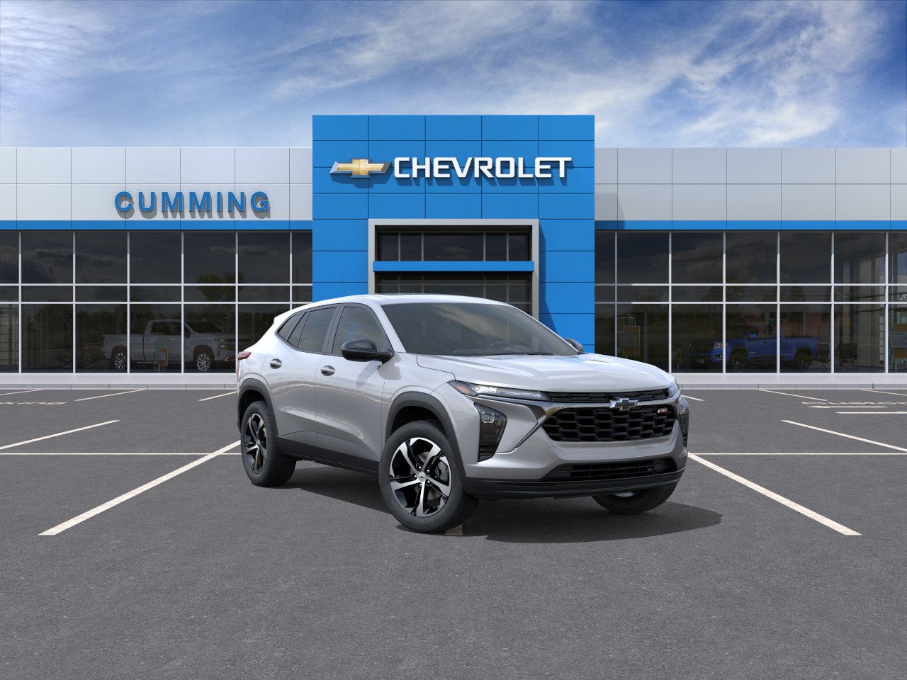 New 2026 Sterling Gray Metallic Chevrolet 1RS image 2