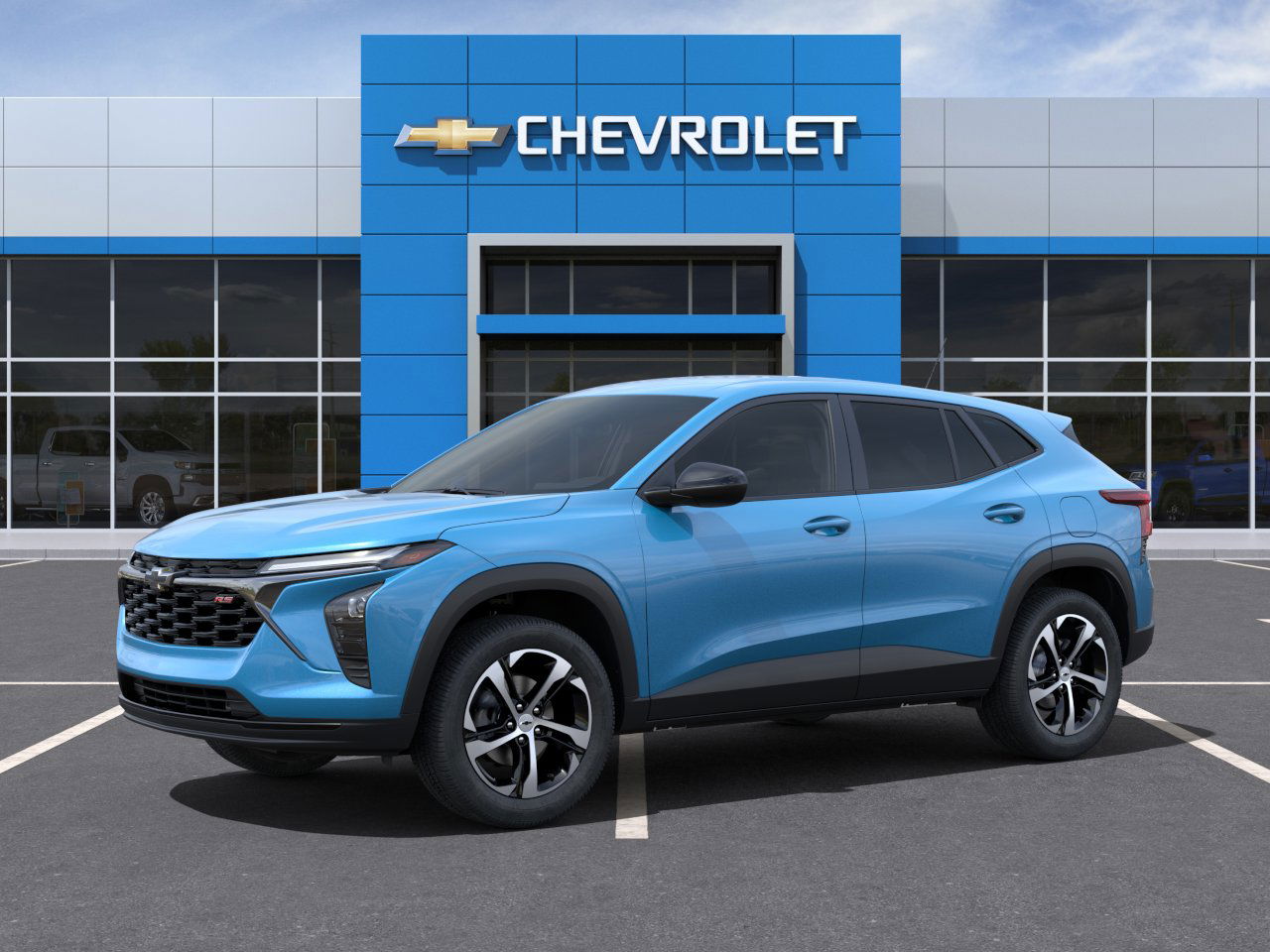 New 2025 Marina Blue Metallic Chevrolet 1RS image 2